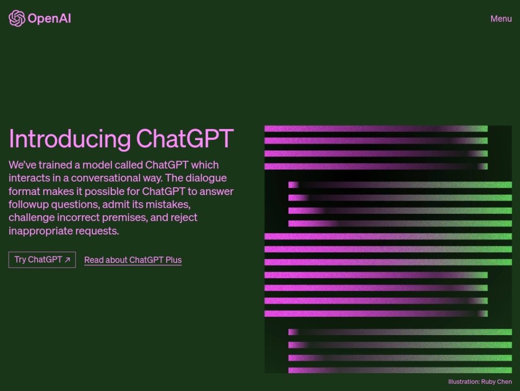 Chat GPT AI writing tool